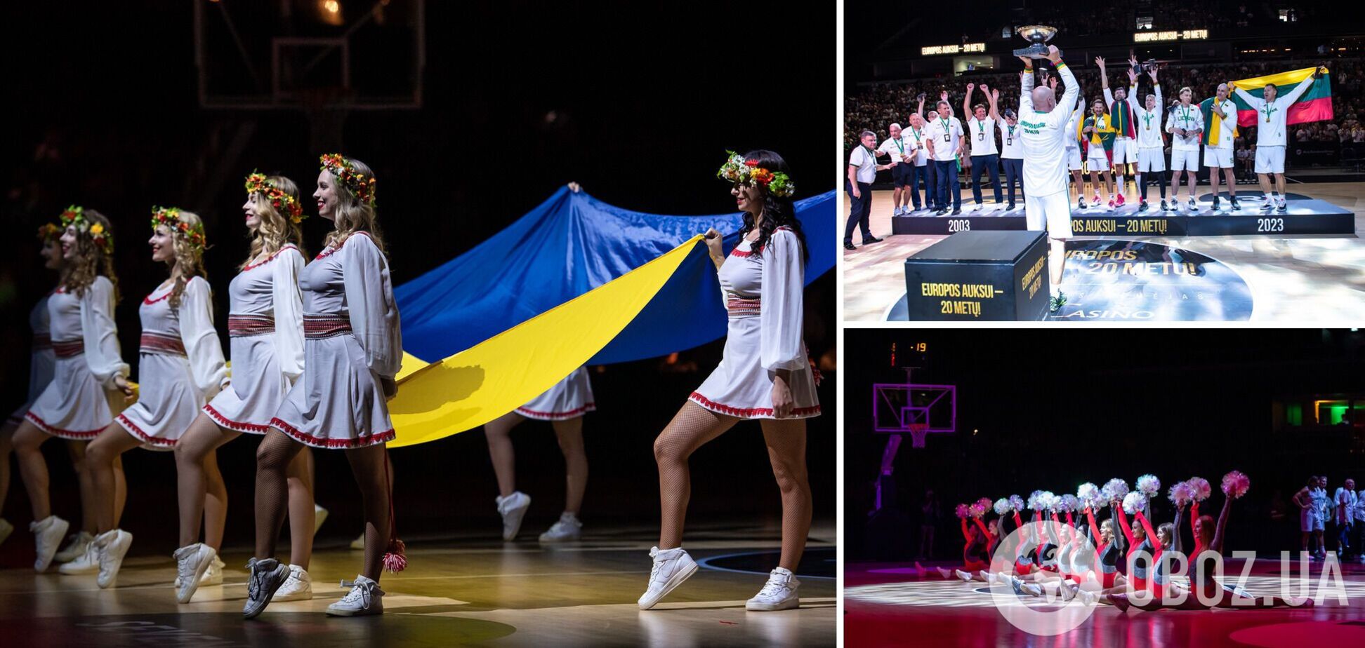 Украинки с REDFOXES выступили на матче, посвященном 20-летию победы сборной Литвы на Евробаскете