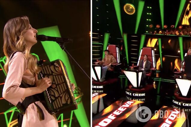 Судді аплодували стоячи: баяністка оркестру ЗСУ запалила на сцені 'Голосу країни-13'