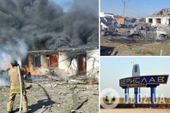 Оккупанты сбросили четыре авиабомбы на Берислав на Херсонщине: погибли три человека. Фото