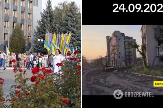 Цветущий город превратился в руины: в сети показали, что сделали с Бахмутом оккупанты. Видео