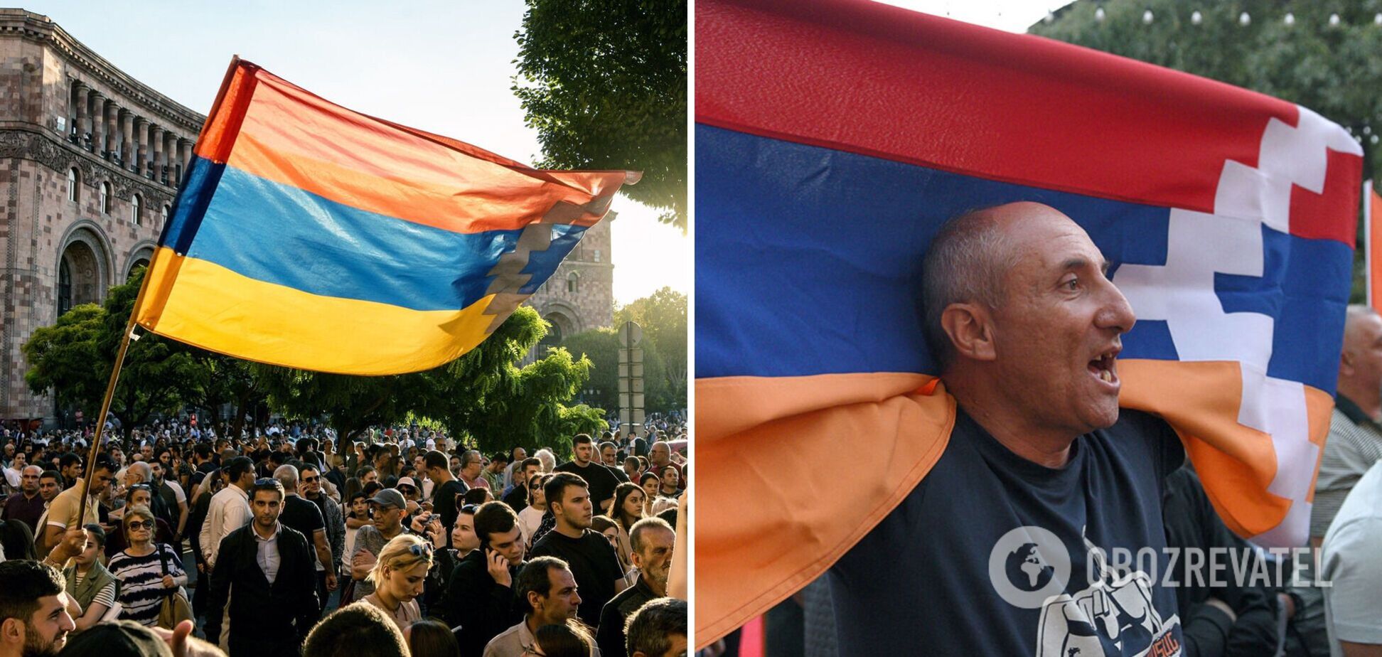 В Армении оппозиция объявила масштабную акцию неповиновения из-за Нагорного Карабаха: обещает 'парализовать' всю страну