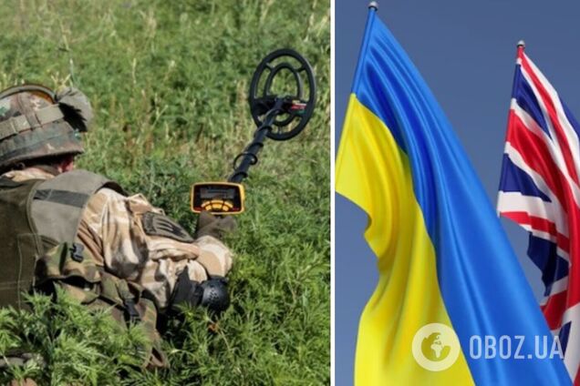 Великобритания передала Украине оборудование для разминирования и провела тренинг для саперов ВСУ. Фото