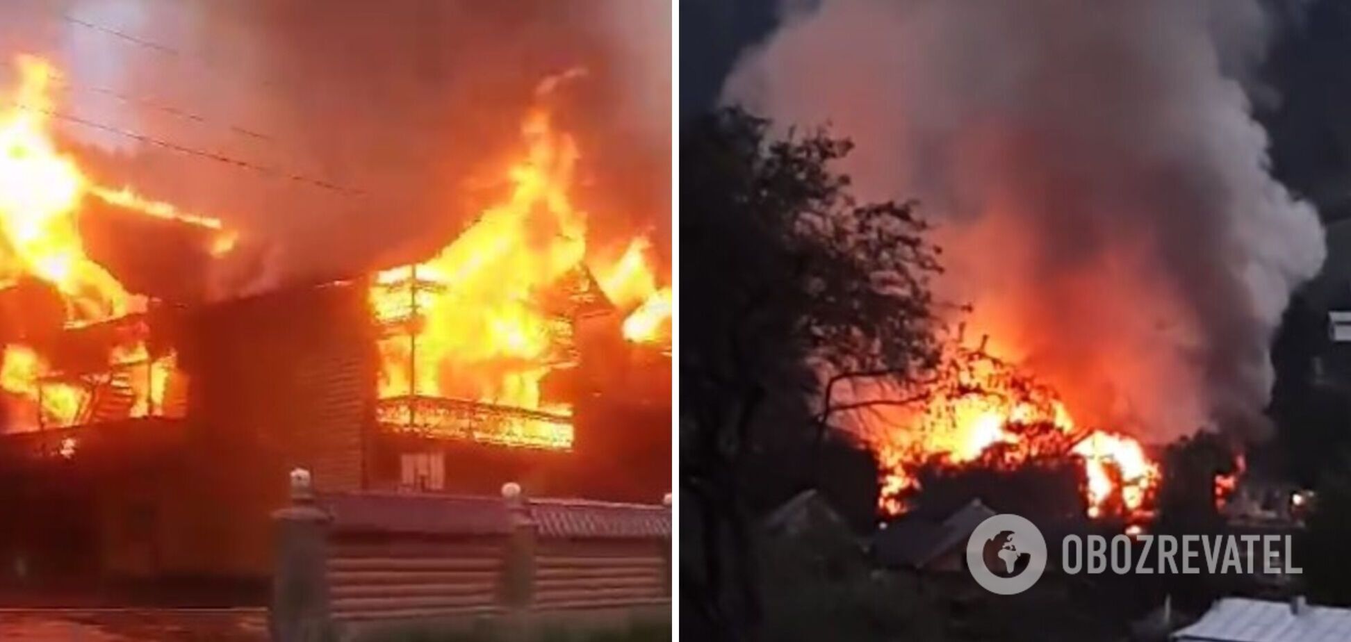 У Карпатах згорів відпочинковий комплекс, у якому проживали 148 дітей: минулося без жертв. Фото і відео