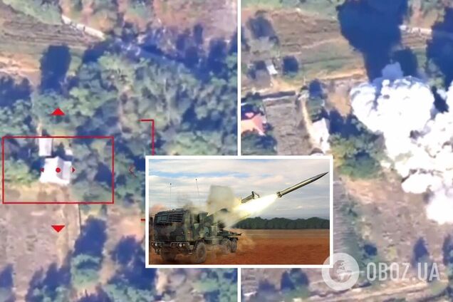 Работал HIMARS: появилось видео удара по штабу оккупантов под Херсоном, ликвидированы 8 офицеров