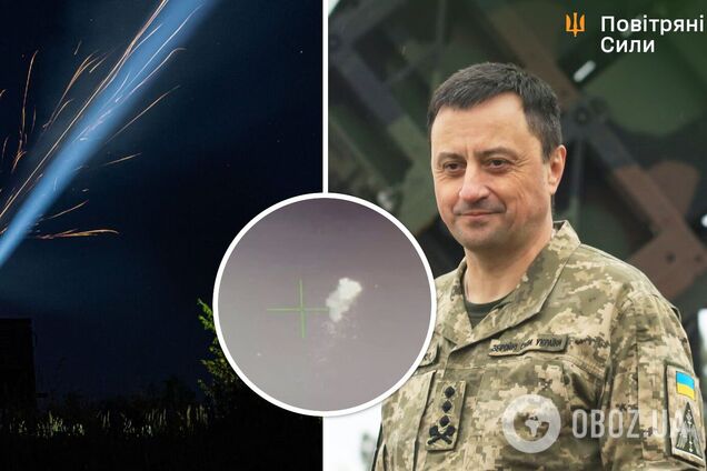 Олещук показал, как силы ПВО уничтожали российские дроны в небе над Украиной в ночь на 3 октября. Видео