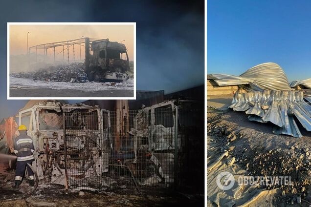 Оккупанты ночью атаковали Одесщину, есть попадания в припортовую инфраструктуру и пострадавшие. Фото