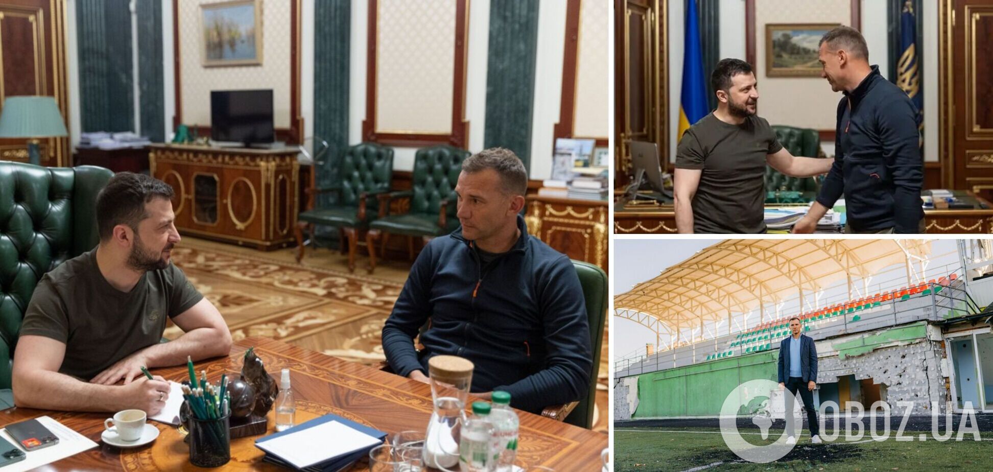 Зеленский назначил экс-тренера сборной Украины Андрея Шевченко своим внештатным советником