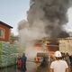 Пожар на химзаводе в Башкирии