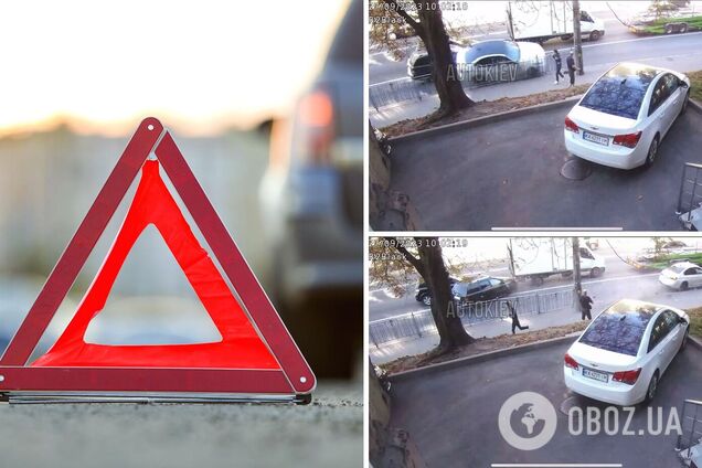 Момент ДТП зафиксировала камера