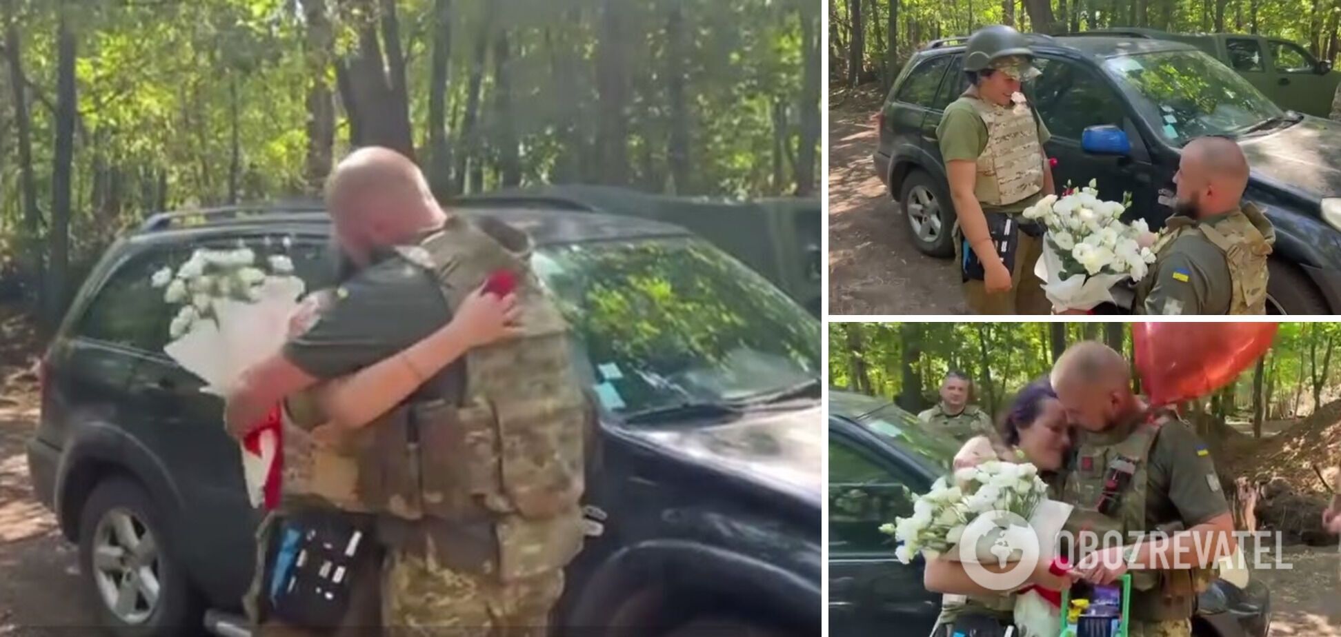 Український бойовий медик зробив пропозицію коханій прямо на фронті: кадри зворушили мережу