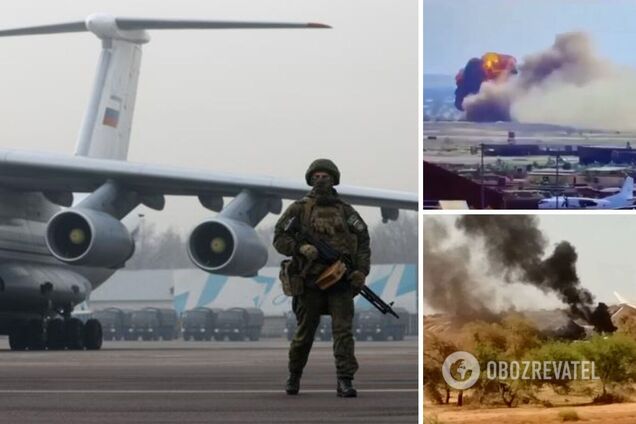 Появились кадры крушения Ил-76 в Мали: погибли 140 наемников ЧВК 'Вагнер'. Видео