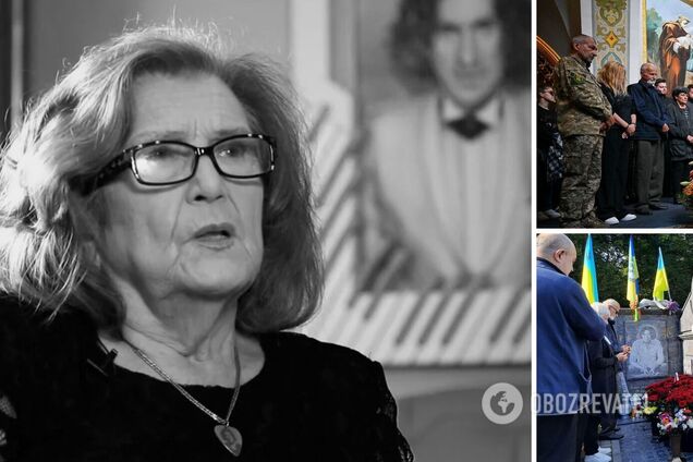 Поховали поруч із сином: на Львівщині попрощалися з матір'ю Кузьми Скрябіна. Фото