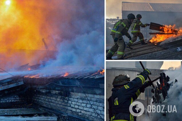 Россияне снова обстреляли Херсон: пострадали два предприятия, погиб гражданский. Фото