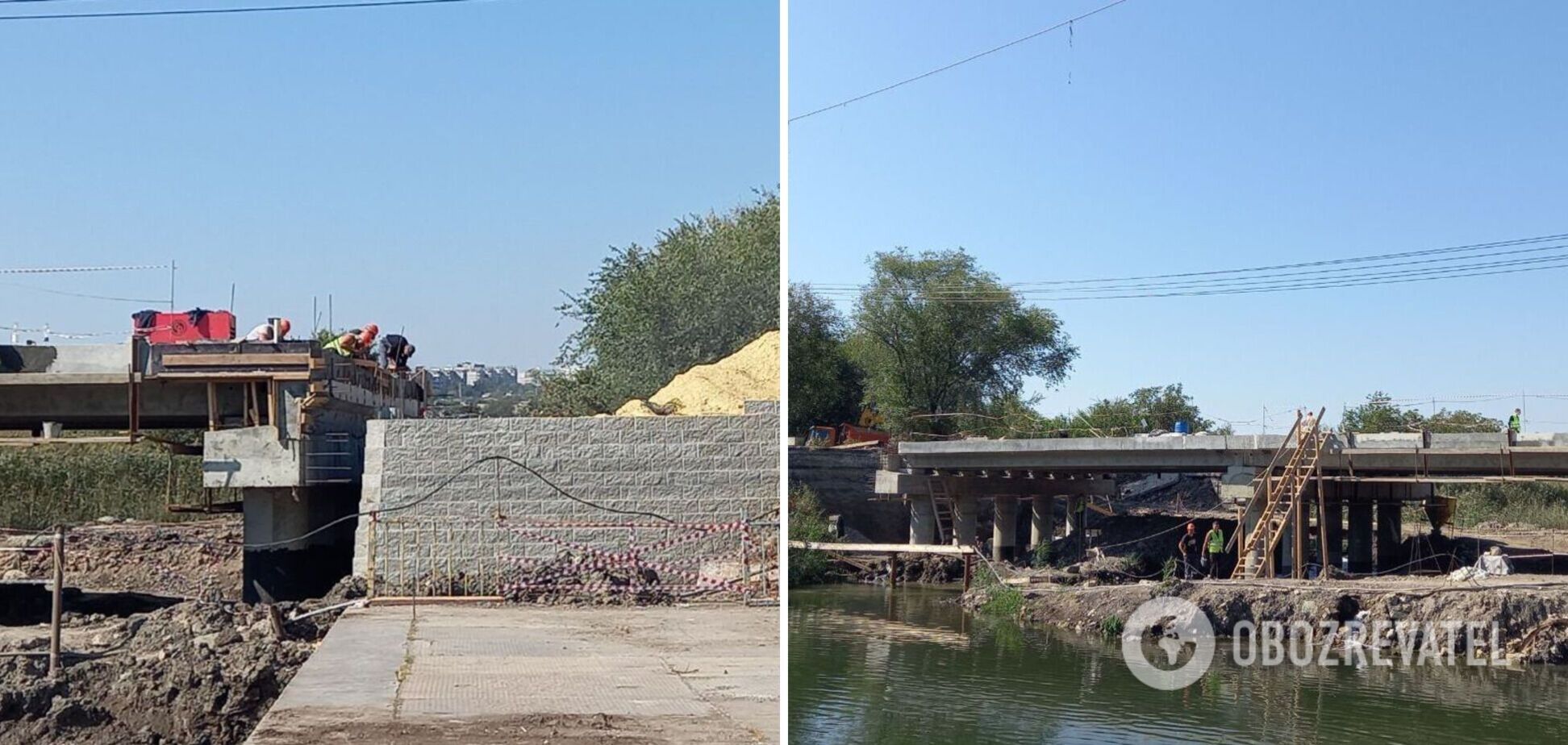 'Продолжение экоцида': оккупанты превращают реку Кальчик в Мариуполе в болото. Фото