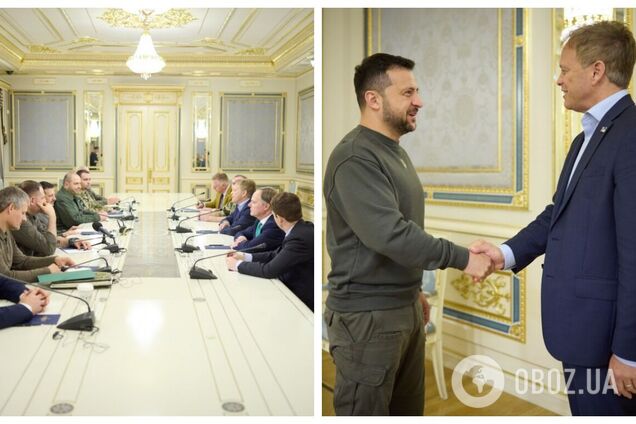 'Ми відчуваємо ваш біль': міністр оборони Британії прибув в Україну і провів переговори з Зеленським. Відео 