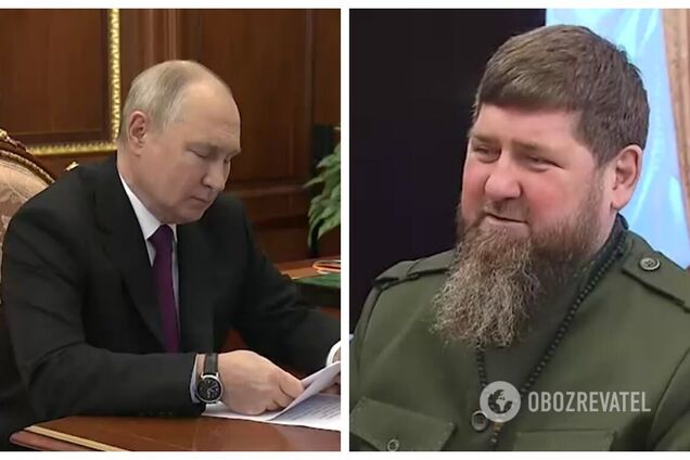 В России показали видео встречи Путина с Кадыровым, но есть 'нюанс': сеть разразилась версиями