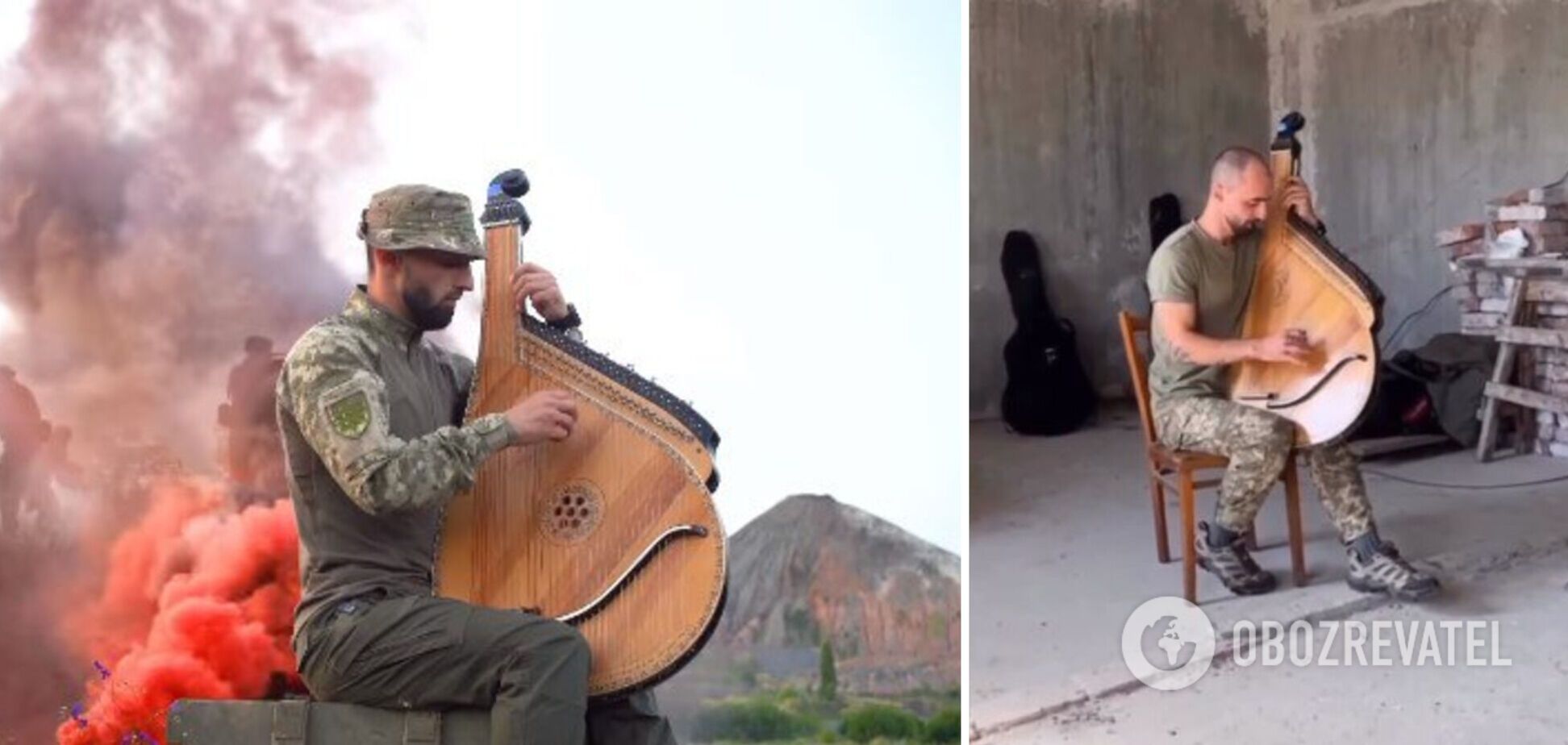 'Так грає Бог, серце завмирає': воїн ЗСУ з бандурою довів українців до сліз