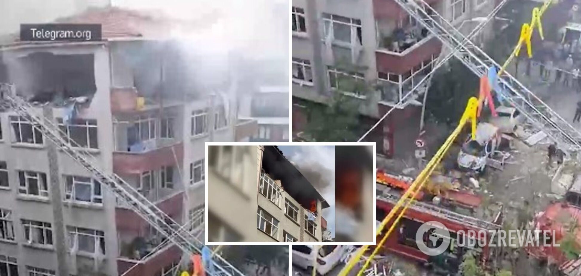 В Стамбуле прогремел мощный взрыв в многоэтажке: есть погибшие. Видео