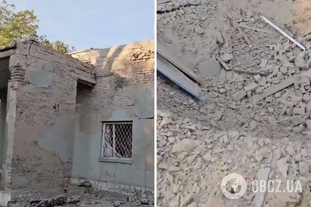 Россияне обстреляли жилой квартал Херсона: уничтожено заведение общественного питания. Видео