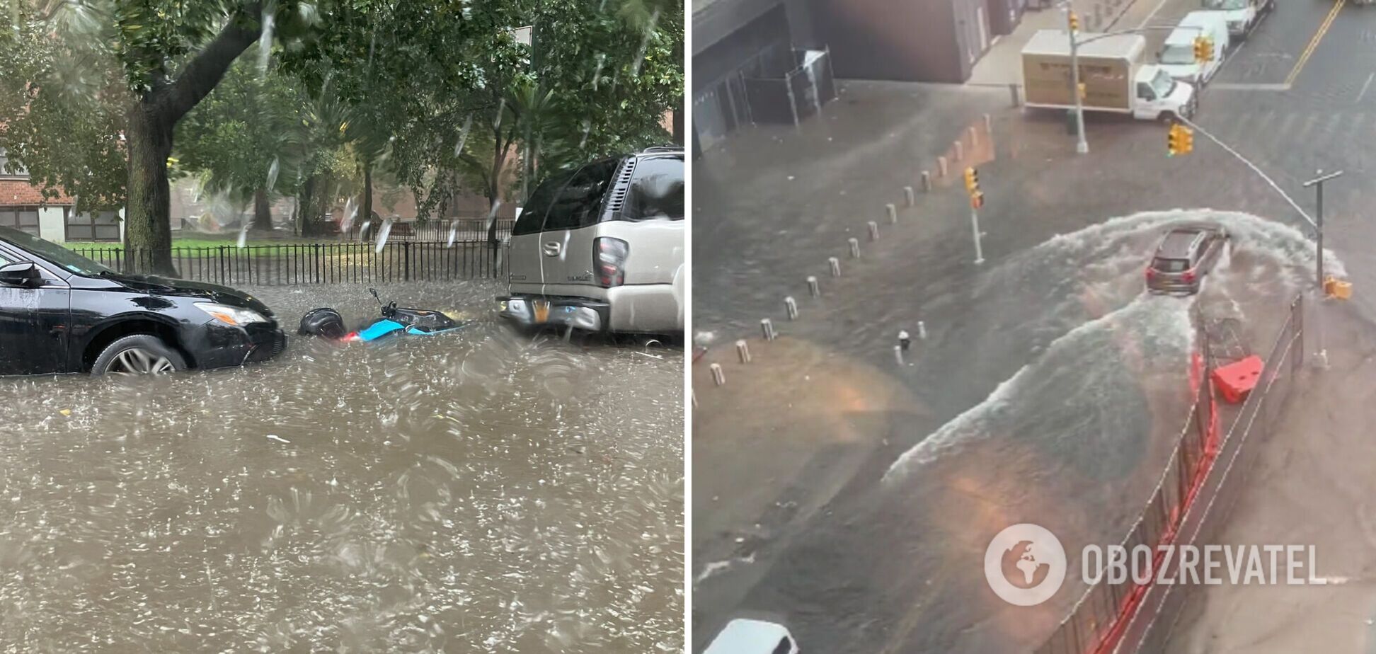 В Нью-Йорке из-за сильных ливней объявили чрезвычайное положение: что происходит