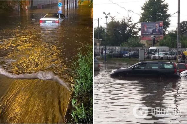 Улицы превратились в реки, затопило подъезды: Львов накрыл мощный ливень. Видео