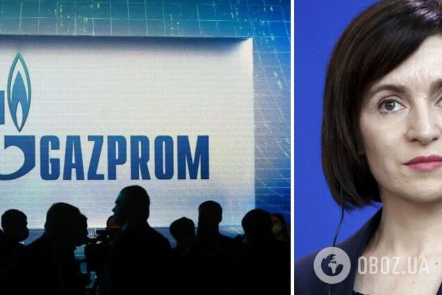 Санду: российский 'Газпром' наврал о $800 млн долга Молдовы