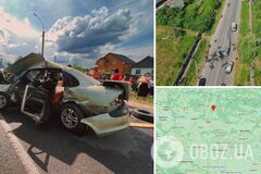 В Ривненской области в ДТП погиб ребенок, еще восемь человек пострадали. Фото