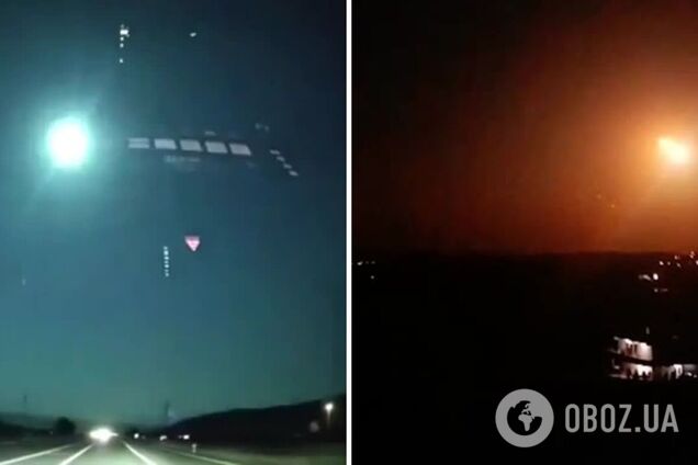 'Небо осветилось, будто настал день': в Турции зафиксировали падение метеорита. Видео