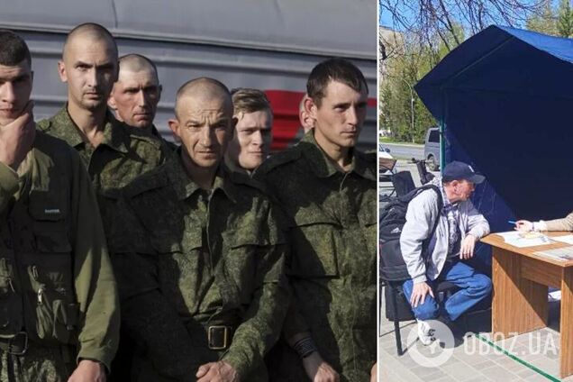 'М'ясний ларьок': в окупованому Криму біля базару відкрили пункт вербування на війну проти України. Фото