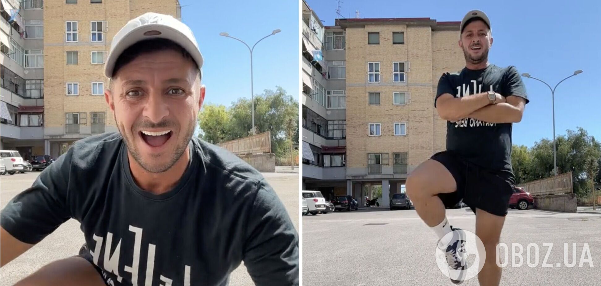 'Нарешті зізнався, що наш': 'двійник' Зеленського з Італії вразив українців гопаком. Відео