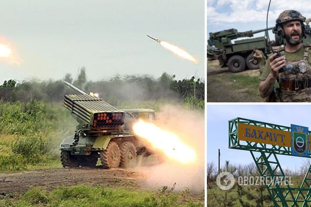 Бои в районе Бахмута на Донбассе