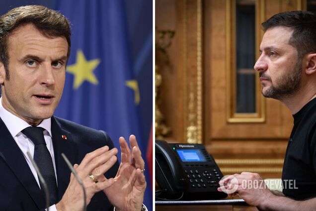 Зеленский провел 'конкретный' разговор с Макроном о гарантиях безопасности: детали