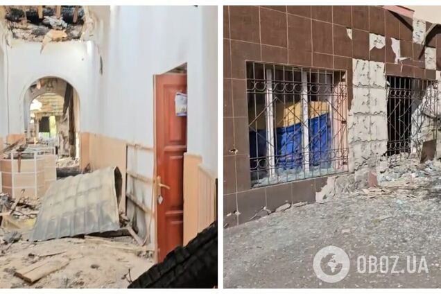 'Демілітаризували' парти і стіни: окупанти поцілили у гімназію у Херсоні. Відео