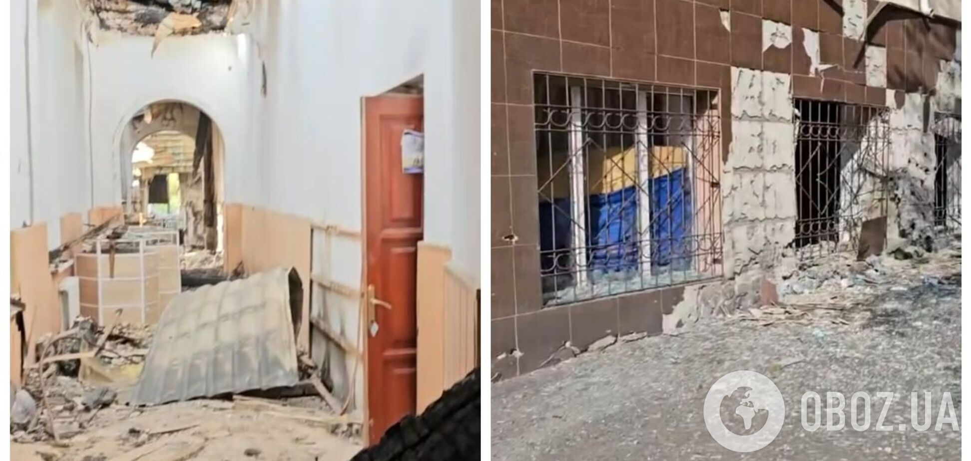 'Демілітаризували' парти і стіни: окупанти поцілили у гімназію у Херсоні. Відео