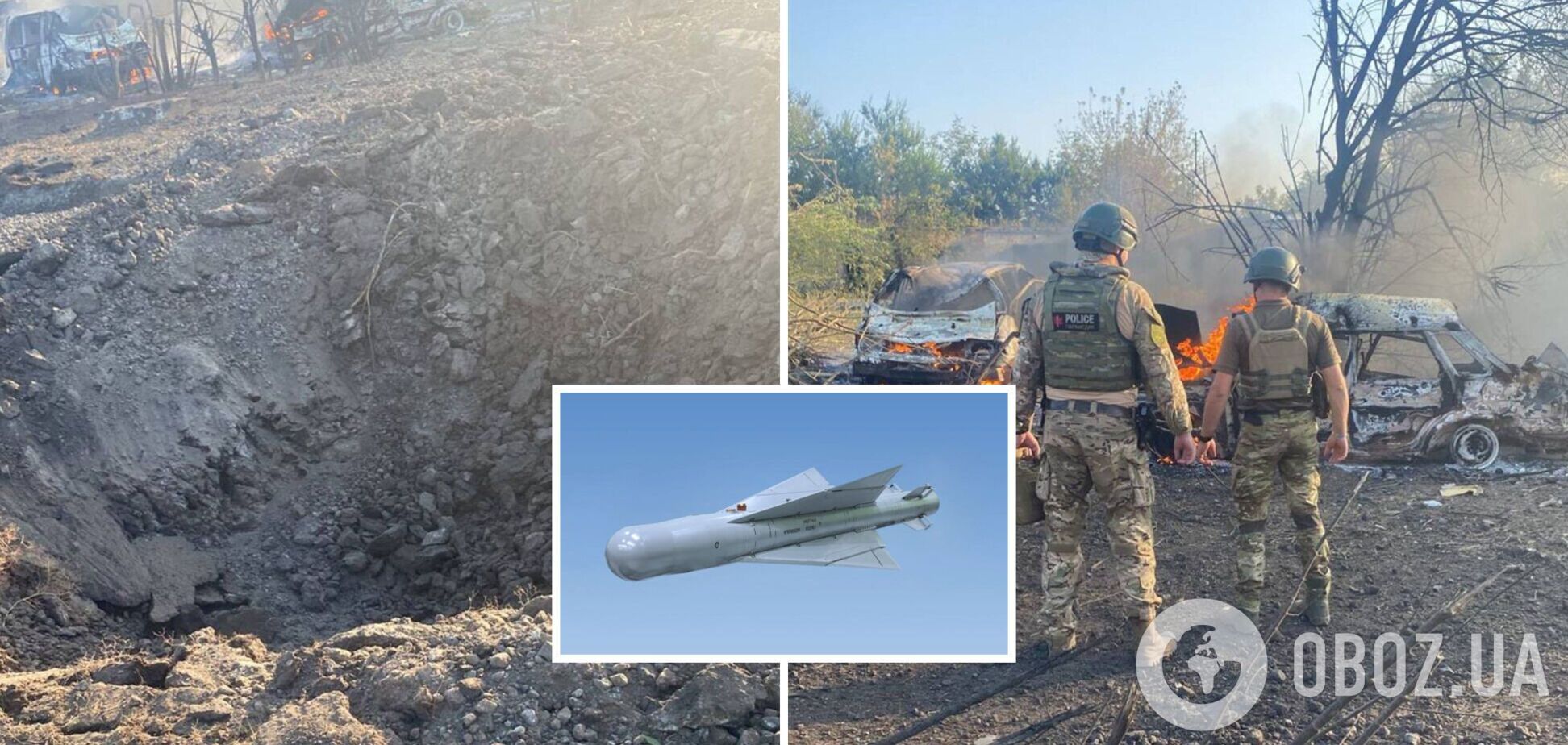 Россияне обстреляли Константиновку авиабомбами: ранен ребенок. Фото