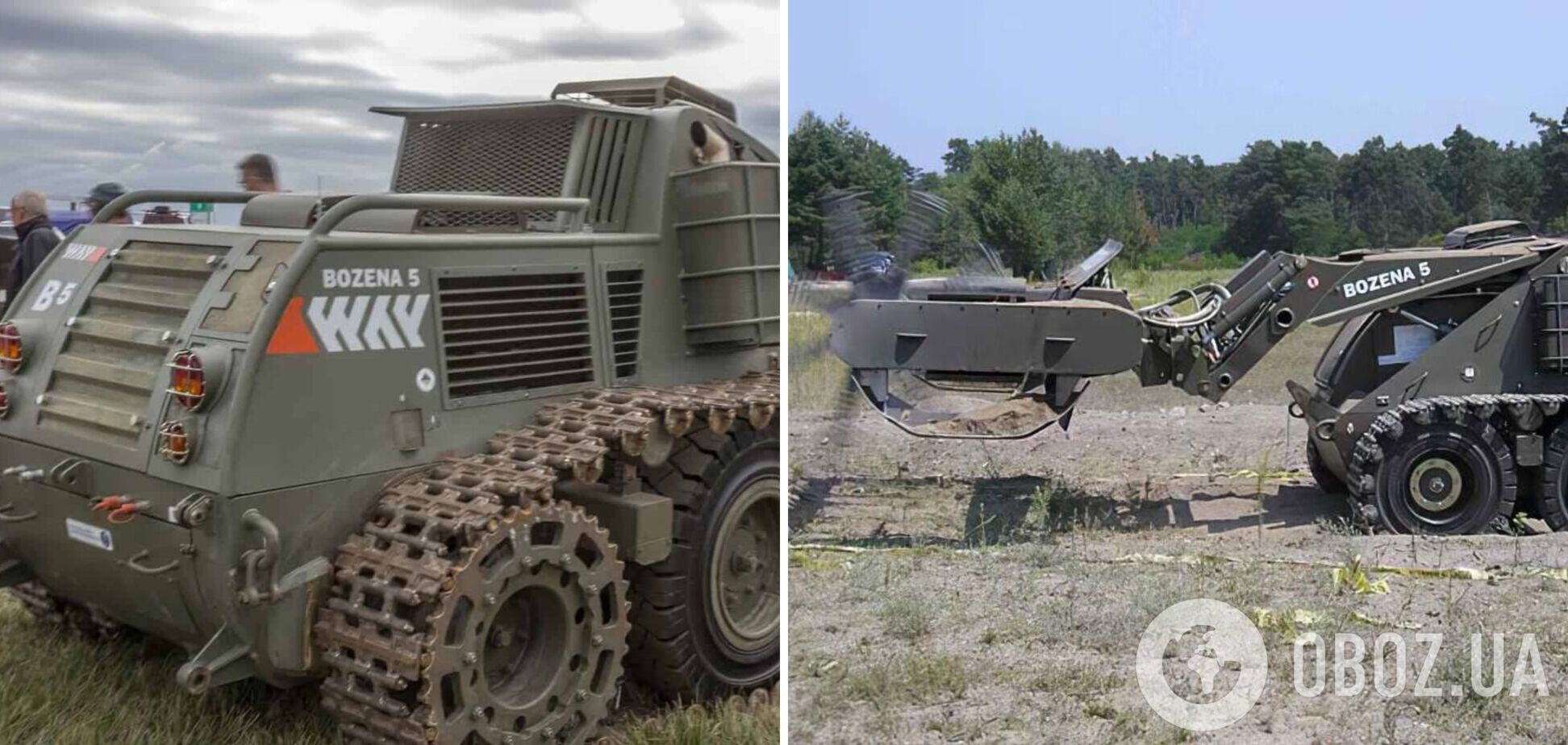 Словакия заказала для ВСУ машину разминирования Božena-5, когда она поступит в Украину. Фото
