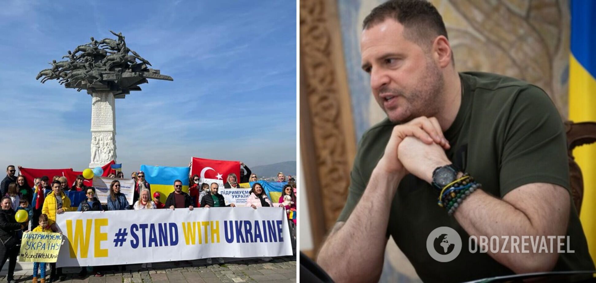 'Жодних змін немає': Єрмак запевнив, що Захід продовжує підтримувати Україну у війні з Росією