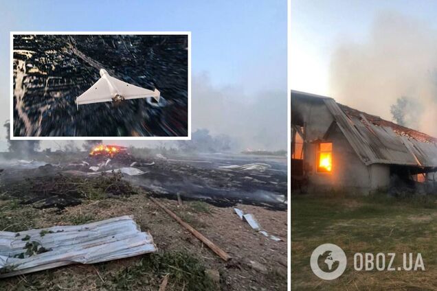 Оккупанты атаковали Одесщину ударными БПЛА: повреждены здания и сельхозтехника. Фото