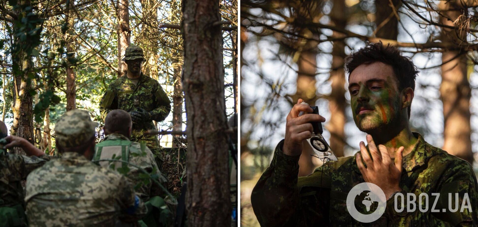 Камуфляж и маскировка очень важны: канадские инструкторы показали, как учат украинских воинов. Фото