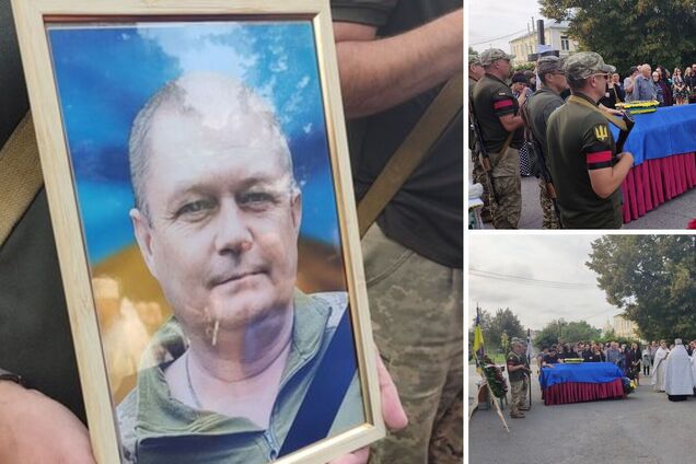 Без батька лишилося двоє дітей: у Полтаві попрощалися з воїном, який загинув у боях на Донеччині. Фото