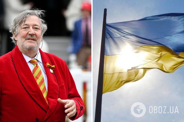 Сожженная российская техника, воины на протезах и смех во время войны. Стивен Фрай 'забросал' Instagram фотовпечатлениями из Украины