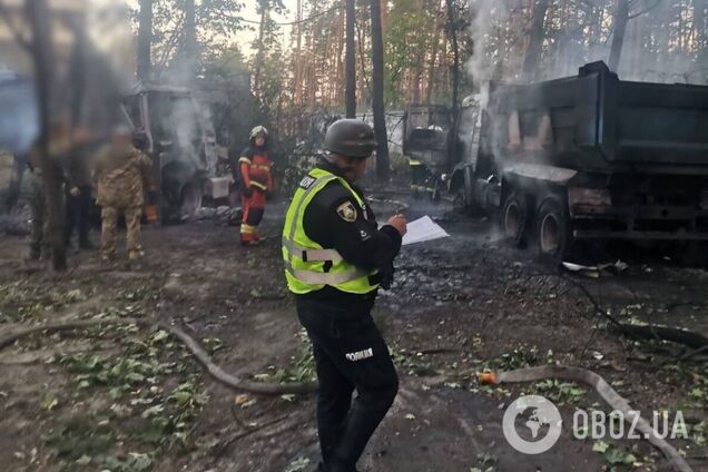 Последствия ракетной атаки врага