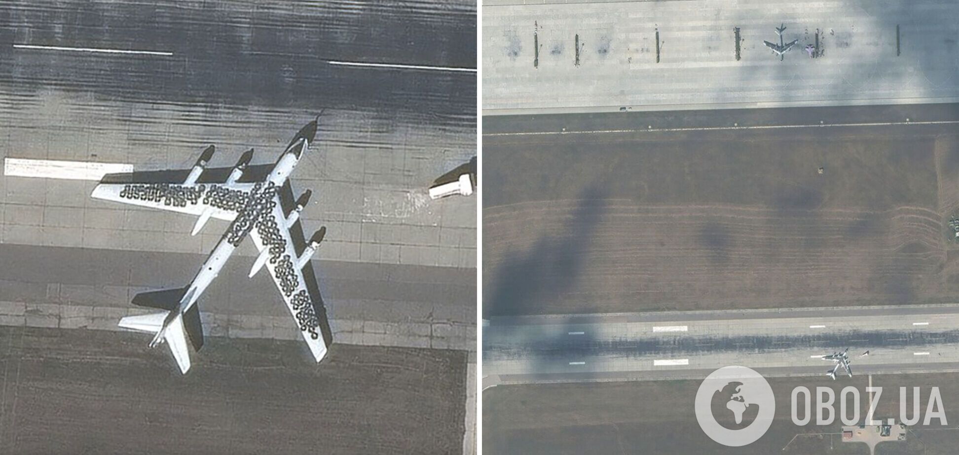 'Это выглядит глупо': западные эксперты прокомментировали 'маскировку' российских самолетов с помощью шин. Фото