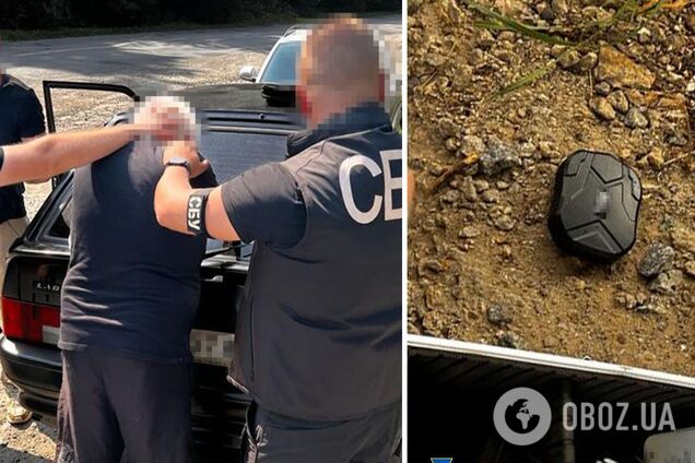 Наводив ракети РФ на об’єкт 'Укрзалізниці': СБУ спіймала на гарячому агента ФСБ, який встановлював GPS-маячок. Фото