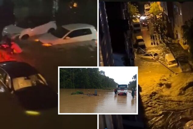 Масштабное наводнение в Стамбуле
