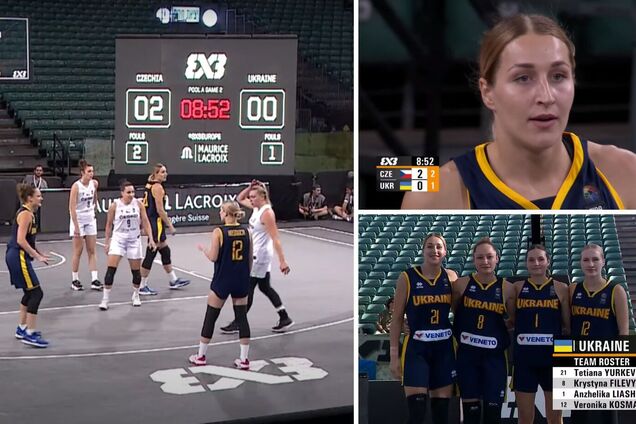 Украинки проиграли второй матч на чемпионате Европы по баскетболу 3х3