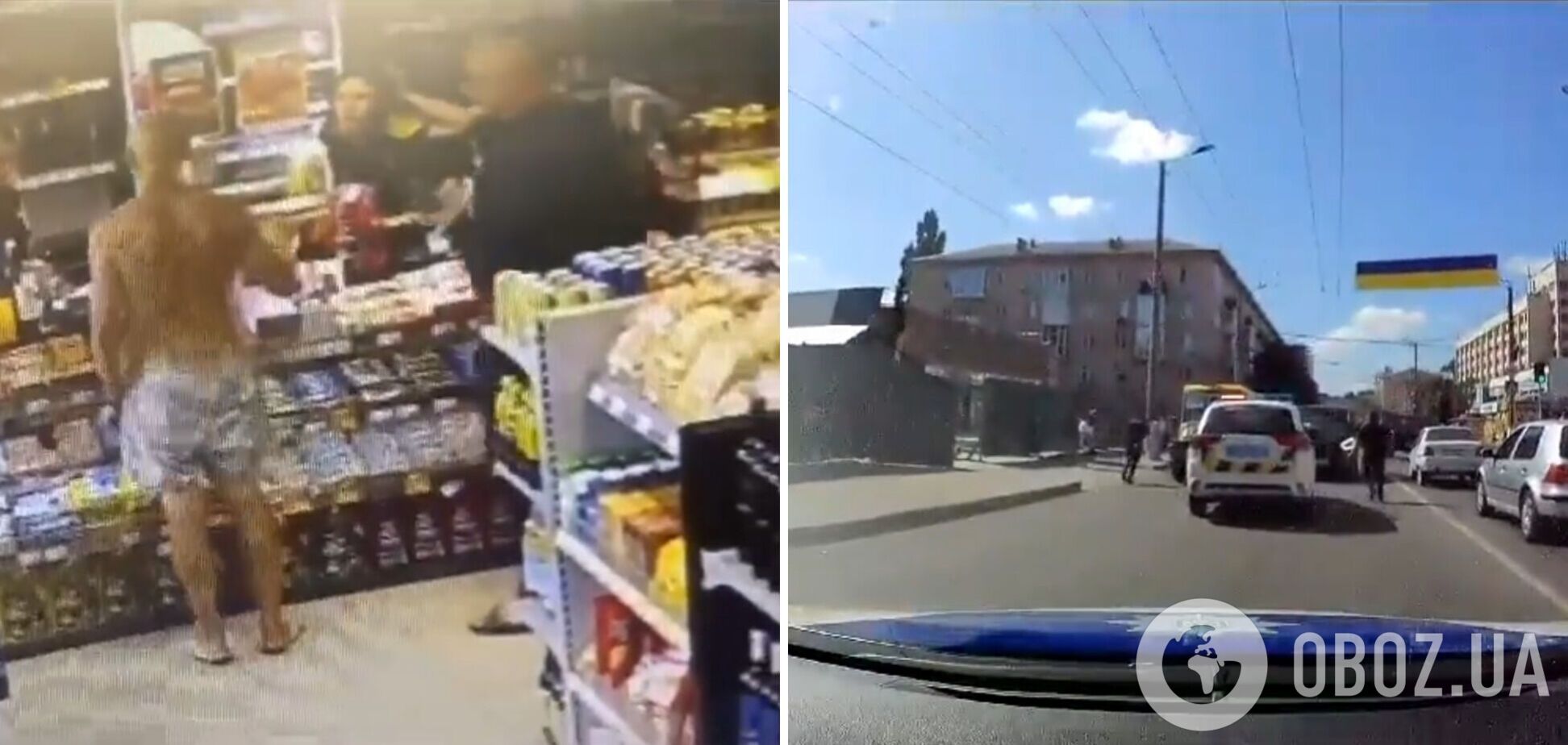 У Кропивницькому поліцейські зі стріляниною затримали чоловіка, який погрожував підірвати гранату на АЗС. Відео