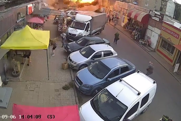 Удар Росії по ринку у Костянтинівці