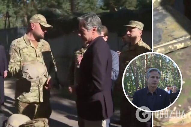 Блінкен із військовослужбовцями Сил оборони