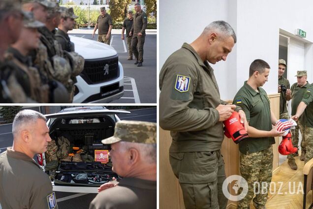 Кличко посетил воинскую часть